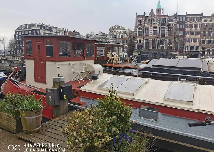 Waterloo Square River Vieuw Houseboat